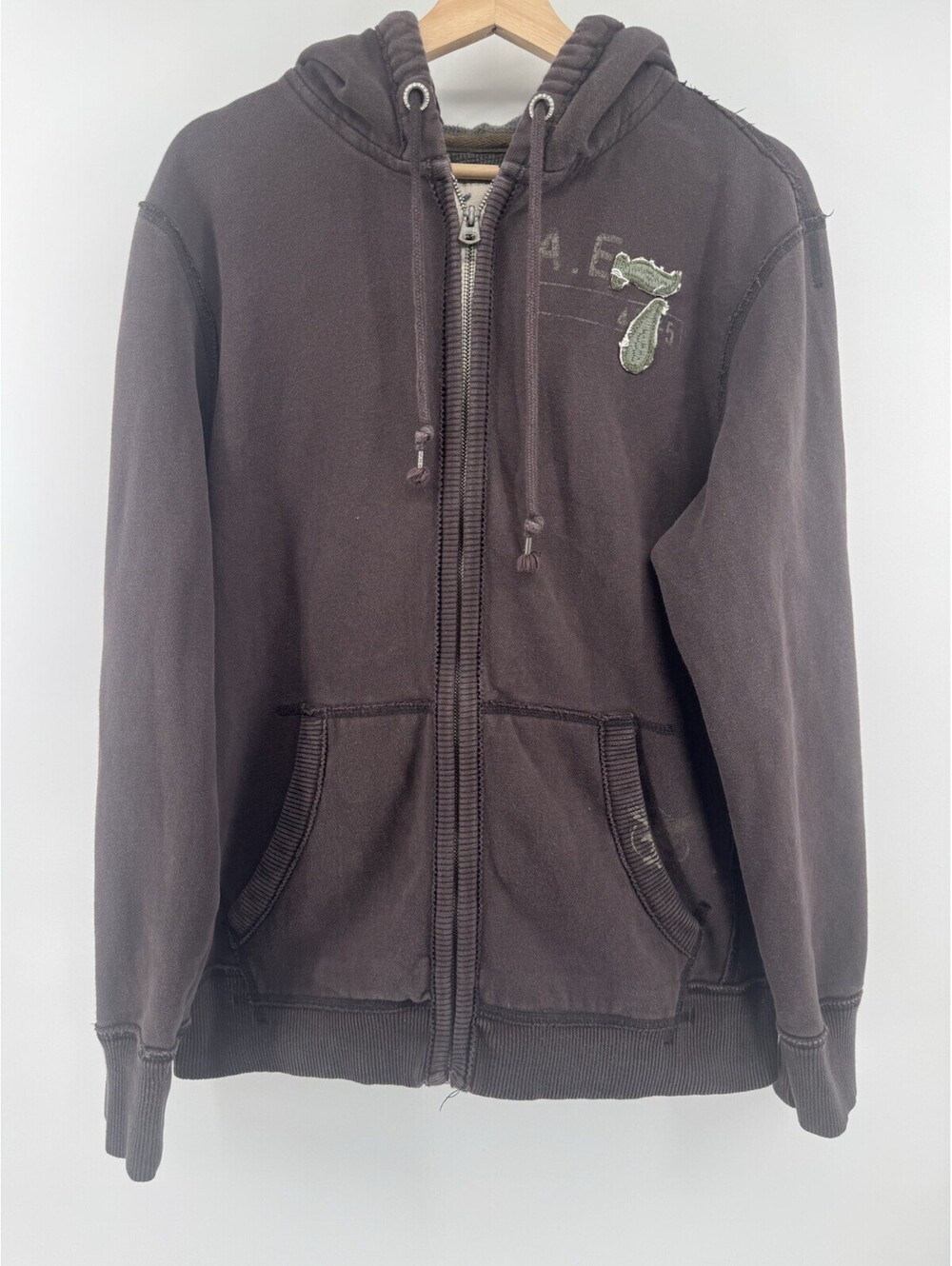 Vintage Y2K American Eagle Men’s Zip Up Size L